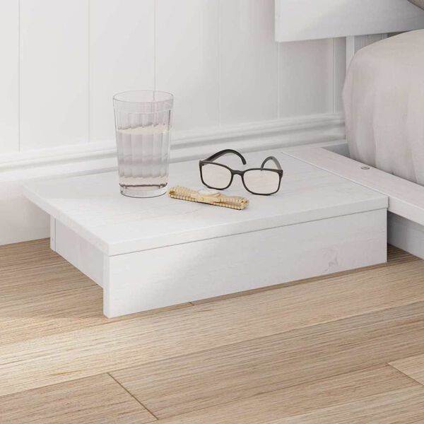 vidaXL Bed Frame White 120 x 200 cm Wood