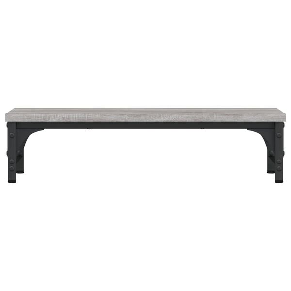 vidaXL Monitor Stand Grey Sonoma 55x23x14 cm Engineered Wood