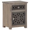 vidaXL Bedside Cabinet 40x30x50 cm Solid Mango Wood