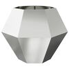 vidaXL Planter Silver 100 x 100 x 80 cm Galvanised Steel