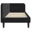 vidaXL Corner Bed Frame with Headboard Black 80 x 200 cm Velvet