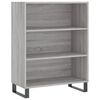 vidaXL Highboard Grey Sonoma 69.5x32.5x180 cm Engineered Wood