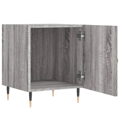 vidaXL Bedside Cabinet Grey Sonoma 40x40x50 cm Engineered Wood