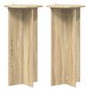 vidaXL Plant Stand 2 pcs Sonoma Oak 40 x 40 x 80 cm Engineered Wood