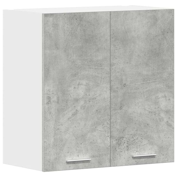 vidaXL Hanging Cabinet Concrete Grey 60x31x60 cm Engineered Wood