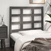vidaXL Bed Headboard Grey 95.5x4x100 cm Solid Wood Pine
