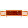 vidaXL TV Cabinet Orange 105x35x50 cm Steel