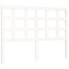 vidaXL Bed Frame without Mattress White 120x200 cm Solid Wood Pine