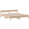 vidaXL Bed Frame without Mattress 200x200 cm Solid Wood Pine