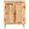 vidaXL Sideboard 60x35x76 cm Rough Mango Wood