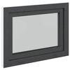 vidaXL Basement Window "RISOR" 80x70 cm Tilt&Turn DIN Left Anthracite