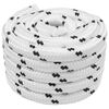 vidaXL Boat Rope White 25 m Polyester