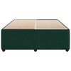 vidaXL Bed Frame without Mattress Dark Green 140x190 cm Velvet