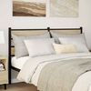 vidaXL Headboard Sonoma Oak 140 cm Iron and Engineered Wood