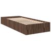 vidaXL Bed Frame without Mattress Brown Oak 90x190 cm Single