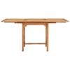 vidaXL 7 Piece Garden Dining Set Solid Teak Wood