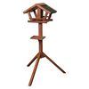 FLAMINGO Bird Table with Stand Mimir 44x30x123 cm Natural