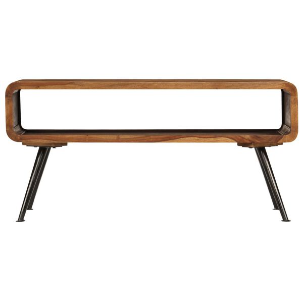 vidaXL Coffee Table Solid Acacia Wood 95x40x45 cm