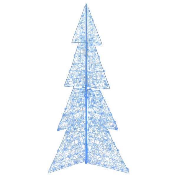 vidaXL Christmas Tree with 240 LEDs Blue 180 cm Acrylic