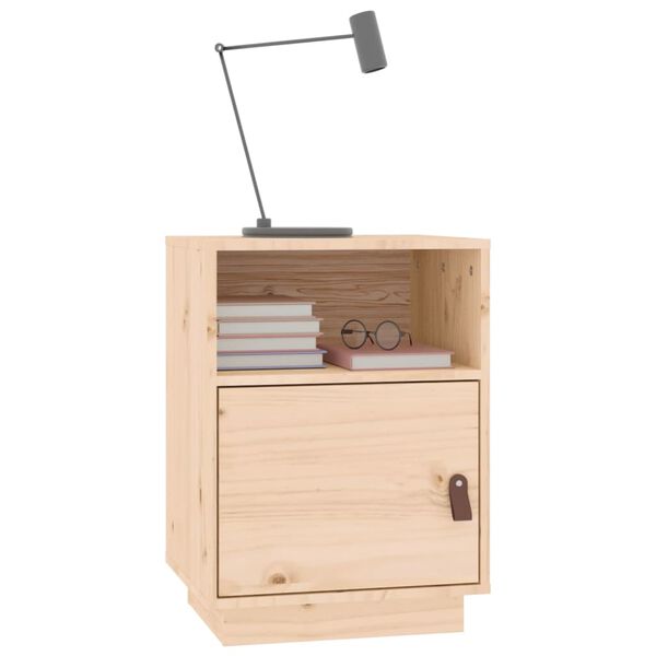 vidaXL Bedside Cabinets 2 pcs 40x34x55 cm Solid Wood Pine