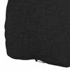 vidaXL Back Pillow Black 60 x 20 x 50 cm Fabric