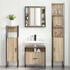 vidaXL Bathroom Furniture Set 4 pcs Sonoma Oak Engineered Wood