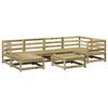 vidaXL 7 Piece Garden Sofa Set Impregnated Wood Pine