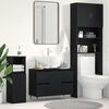 vidaXL Bathroom Sink Cabinet Black Oak 80 x 33 x 60 cm Engineered Wood