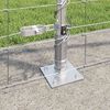 vidaXL Fence Post Galvanized 25 x 1.2 m Steel