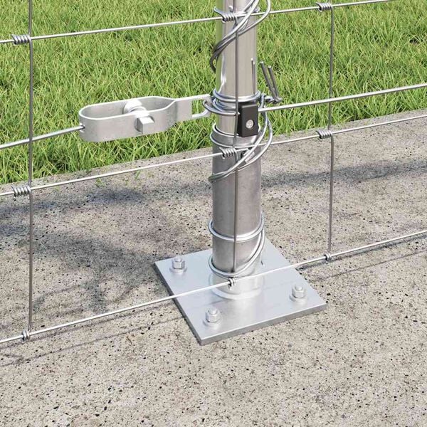 vidaXL Fence Post Galvanized 25 x 1.2 m Steel