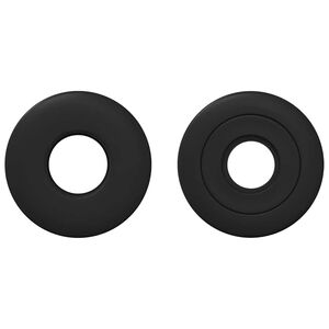 vidaXL Football Table Bearings for 5 x 5 x 2.8 cm Rod 10 pcs Black