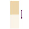 vidaXL Roller Blind Blackout Beige 65x230 cm Fabric Width 60.7 cm Polyester