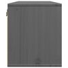 vidaXL Wall Cabinets 2 pcs Grey 45x30x35 cm Solid Pinewood