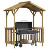 vidaXL BBQ Shed 163.5x93x210 cm Impregnated Pinewood