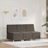 vidaXL Modular Sofa Unit Armless 3 pcs Dark Grey 55 x 74 x 82 cm