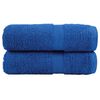 vidaXL Premium Guest Towels "SOLUND" 2 pcs Blue 30x50 cm 600 gsm
