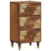 vidaXL Sideboard with Drawer Brown 40 x 33 x 75 cm Solid Mango Wood
