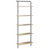 vidaXL Bookshelf 5-Tier 60 x 24 x 168 cm Engineered wood Sonoma Oak