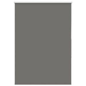 vidaXL Roller Blind Blackout Grey 105x175 cm Fabric Width 100.7 cm Polyester