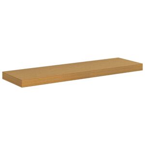 vidaXL Wall Shelf Wall-Mounted Beige 90 x 23.5 x 3.8 cm