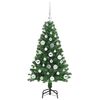 vidaXL Artificial Christmas Tree with 150 LEDs with Stand Green 120 cm