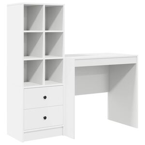 vidaXL Desk White 125.5 x 50 x 127 cm 2 pcs