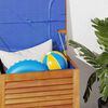 vidaXL Garden Storage Box with Louver 60x50x56 cm Solid Wood Acacia