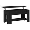 vidaXL Coffee Table Black oak 101 x 49 x 52 cm Engineered wood