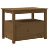vidaXL Coffee Table Honey Brown 71x49x55 cm Solid Wood Pine