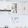 vidaXL Kitchen Wall Cabinet with Glass Door&nbsp;Porto High Gloss White
