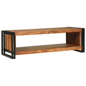 vidaXL Coffee Table Brown 120 x 50 x 38 cm Solid Acacia Wood