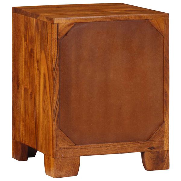 vidaXL Bedside Cabinet 2 pcs 35x35x45 cm Solid Wood Acacia