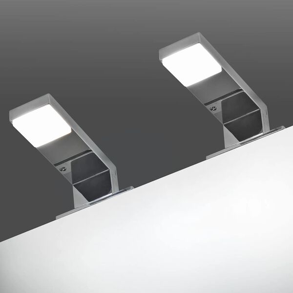 vidaXL Mirror Downlights 2 pcs 2 W Cold White