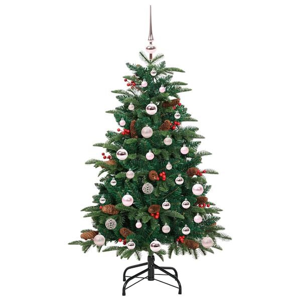 vidaXL Artificial Christmas Tree with 150 LEDs with Stand Green 120 cm